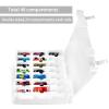 ALCYON Double Sided Toy Storage Organizer Case for Hot Wheels Car, for Matchbox Cars, for Mini Toys, for Small Dolls. Carrying Box Container Carrier with 48 Compartments - Upgrade (Box Only) view 2