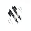 Axial Capra 1.9 Unlimited Trail Buggy Upgrade Parts Aluminum Front Or Rear L-Shape Piggy Back Spring Dampers 100mm - 2Pc Set Black view 1