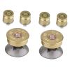 ASHATA Buttons for One Controller, 6Pcs Gold Metal Buttons & Thumbstick Mod Kit for Controller, for Controller view 4