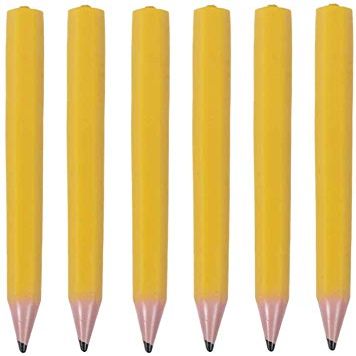 6pcs Magic Pencils Bendy Flexible Pencils Gag Gift Toy Prank Joke Spoof Accessory for Halloween April Fools Day