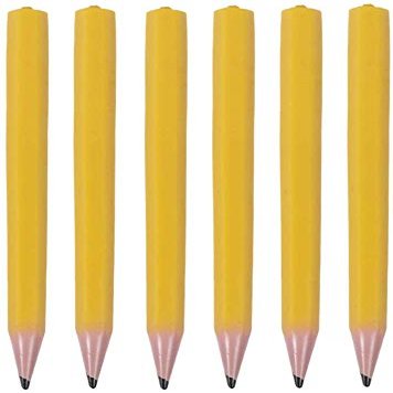 6pcs Magic Pencils Bendy Flexible Pencils Gag Gift Toy Prank Joke Spoof Accessory for Halloween April Fools Day