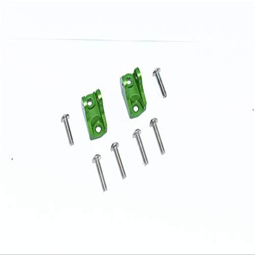 8pc Set Upgrades Aluminum Front/Rear Upper Axle Mount Set for Suspension Links Tamiya 1/10 4WD Mercedes-Benz G500 58675 RC Cars (Green)
