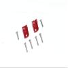 8pc Set Upgrades Aluminum Front/Rear Upper Axle Mount Set for Suspension Links Tamiya 1/10 4WD Mercedes-Benz G500 58675 RC Cars (red) view 1