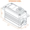 Spektrum S9120BL 1/5 Torque Metal Servo, SPMSS9120BL view 3