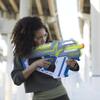 Nerf Hyper Mach-100 Fully Motorised Blaster  Includes 80 Nerf Hyper Rounds, Up to 110 FPS Velocity, Easy Reload, Holds Up to 100 Rounds. Age 14+ view 3
