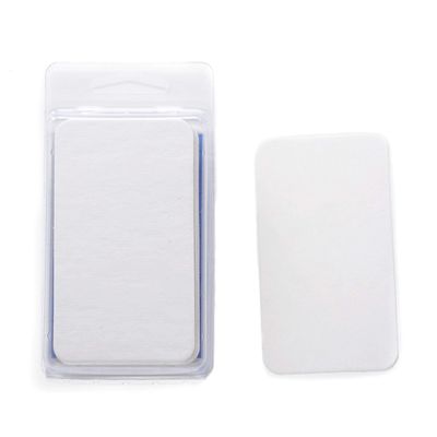 Hedral Value Pack of 14 - Blank 3.5" x 2" Uncoated Chipboard Rounded Rectangle (Business Card Size) Board Game Tiles Counters Markers Chits DIY D&D