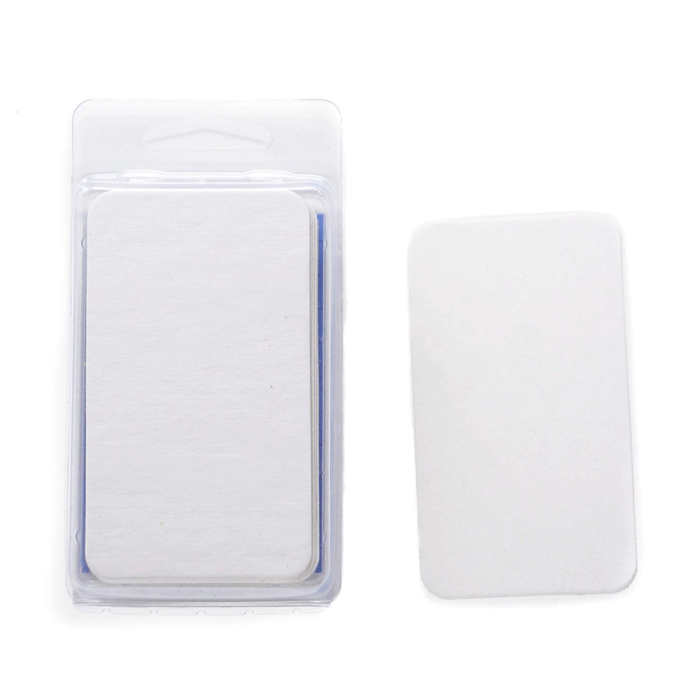 Hedral Value Pack of 14 - Blank 3.5" x 2" Uncoated Chipboard Rounded Rectangle (Business Card Size) Board Game Tiles Counters Markers Chits DIY D&D