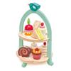 Tender Leaf Toys - Mini Chef Birdie Afternoon Tea Stand  Realistic English Sandwich, Cake and Pastry Tower for Pretend Play High-Tea Party - Social, Creative, and Imaginative Role Play - Age 3+ view 1