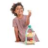 Tender Leaf Toys - Mini Chef Birdie Afternoon Tea Stand  Realistic English Sandwich, Cake and Pastry Tower for Pretend Play High-Tea Party - Social, Creative, and Imaginative Role Play - Age 3+ view 2