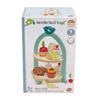 Tender Leaf Toys - Mini Chef Birdie Afternoon Tea Stand  Realistic English Sandwich, Cake and Pastry Tower for Pretend Play High-Tea Party - Social, Creative, and Imaginative Role Play - Age 3+ view 4