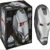 Avengers Marvel Legends Series War Machine Roleplay Premium Collector Electronic Helmet with LED Light FX, Grey view 2