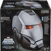 Avengers Marvel Legends Series War Machine Roleplay Premium Collector Electronic Helmet with LED Light FX, Grey view 3