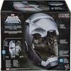 Avengers Marvel Legends Series War Machine Roleplay Premium Collector Electronic Helmet with LED Light FX, Grey view 4