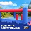 Sunny & Fun Inflatable Bounce House | Giant 12x10.5 Feet Blow-Up Jump Bouncy Castle for Kids with Air Blower, Stakes & Repair Kit | Easy Set Up for Hours of Backyard Play & Party Fun | Ages 3-10 view 4