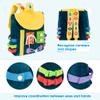 Busy Board - Toddler Backpack with Buckles and Learning Activity Toys - Develop Fine Motor Skills and Basic Life Skills - Learn to Tie Shoes - Children's Travel Toy view 2
