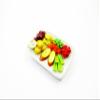Dollhouse Miniatures Food Mixed Grilled Vegetables Green Salad Plate 1:6 15845 view 3