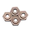 4Pack ShareGoo 12mm to 17mm Metal Wheel Hex Adapter Drive Hub Compatible with Tamiya Axial Traxxas HPI Himoto HSP Losi Kyosho RC 1/10 On-Road Car Buggy Truck Tires (Titanium) view 4