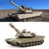 BEAURE Rc Tanks,1:28 WW2 M1A2 America Army Tank Toys for Boys,9 Channels Remote Control Cars with Sound and Light, RC Military Truck Vehicle for Kids Boys Girls (Khaki) view 2