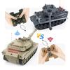 BEAURE Rc Tanks,1:28 WW2 M1A2 America Army Tank Toys for Boys,9 Channels Remote Control Cars with Sound and Light, RC Military Truck Vehicle for Kids Boys Girls (Khaki) view 3