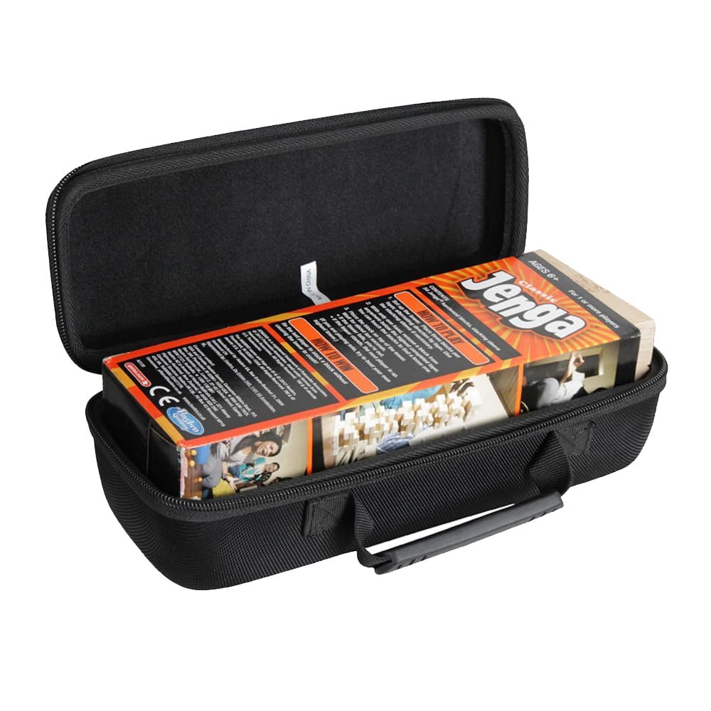Anleo Hard Travel Case for Jenga Classic Game (Only Case)