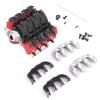 RC Simulation Engine,V8 1/10 RC Simulation Engine Cover Cooler Motor Fan Universal Accessory for /scx10/scx10II(Red) view 1
