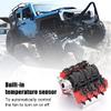 RC Simulation Engine,V8 1/10 RC Simulation Engine Cover Cooler Motor Fan Universal Accessory for /scx10/scx10II(Red) view 4