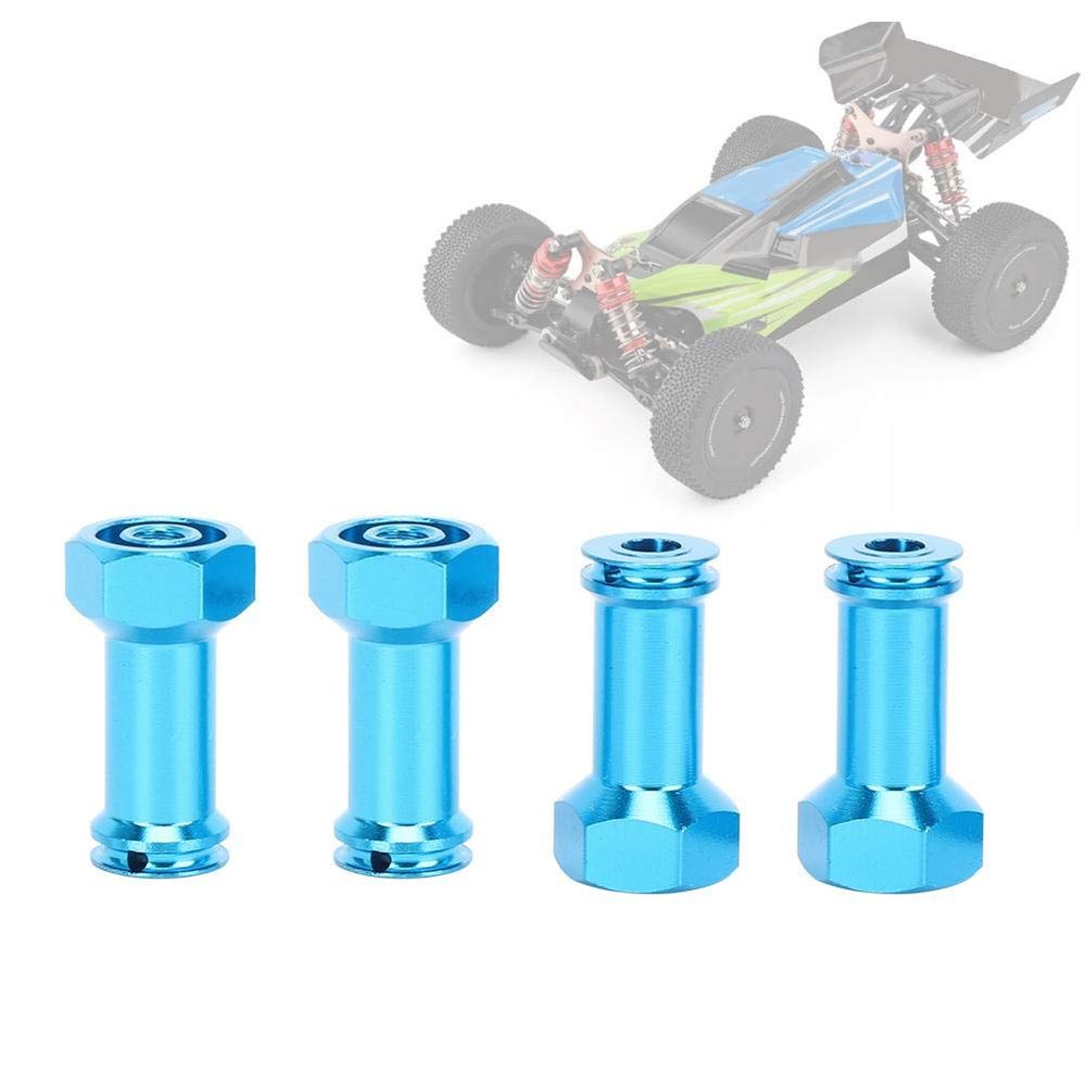 24mm Wheel Hex Hub Extension Adapter, RC Lengthen Wheel Hex Drive Hub Adaptor for 114 144001 RC Car (S1266BBlue)