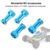 24mm Wheel Hex Hub Extension Adapter, RC Lengthen Wheel Hex Drive Hub Adaptor for 114 144001 RC Car (S1266BBlue) view 2