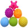 FIVOENDAR 6 Pack Sensory Balls for Kids, Soft & Textured Massage Balls Set Develops Kid's Tactile Senses view 1