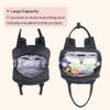 BabbleRoo Diaper Bag Backpack - Baby Essentials Travel Tote - Multi Function Water Resistant Diaper Bag, Travel Essentials Baby Bag with Changing Pad, Stroller Straps & Pacifier Case - Unisex, Black view 3