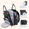 BabbleRoo Diaper Bag Backpack - Baby Essentials Travel Tote - Multi Function Water Resistant Diaper Bag, Travel Essentials Baby Bag with Changing Pad, Stroller Straps & Pacifier Case - Unisex, Black view 4