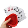 Yuanhe Playing Card Game Holder - Triangle Shaped Hands-Free Poker Holder Tray, 4 Colors, Set of 4 view 3
