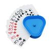 Yuanhe Playing Card Game Holder - Triangle Shaped Hands-Free Poker Holder Tray, 4 Colors, Set of 4 view 4