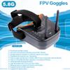 Mingchuan Mini FPV Goggles 3 inch 480 X 320 Display Double Antenna 5.8G 40CH Built-in 3.7V for RC Racing Drone (Orange) view 2