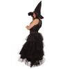 HPO Women's Black Evil Witch Dress Cosplay Costume | Dark Fantasy Outfit for Women, Gothic Halloween Dress - Small view 3