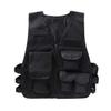 ACSUSS Kids Children Tactical Vest Multi Terrain Camouflage Assault Vest Equipment Jacket for Camping Hunting Game Black Under The Age of 7 view 1