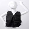 ACSUSS Kids Children Tactical Vest Multi Terrain Camouflage Assault Vest Equipment Jacket for Camping Hunting Game Black Under The Age of 7 view 3