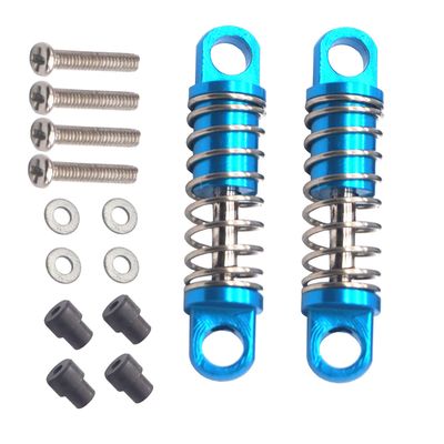 2Pcs ShareGoo Metal RC Shock Absorber Damper K989-43 Compatible with WLtoys 1/28 K969 K979 K989 K999 P929 On-Road RC Car Upgraded Parts (Blue)