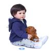 24inch 60cm Reborn Toddler Dolls Real Looking Soft Silicone Head Cloth Weighted Body Realistic Dinosour Toys Present view 4
