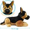 TigerHart Gretchen The German Shepherd - 15 Inch Stuffed Animal Plush view 2
