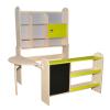 Eichhorn - Green Shop - with Sliding Door, Front Counter, Many Shelves and Writeable Board, Made of Basswood, Without Accessories, Unassembled, 85 x 79 x 106 cm, from 3 Years view 1