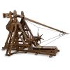 YAQUMW The MINI Counterweight Trebuchet Europe Medieval Siege Equipment Chariot Catapult Weapons DIY 3D Wooden Puzzles Model Kits for Adults STEM Projects Tabletop Toy view 1