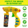 Toysery Party Streamer - Ultimate Spray String for Kids Christmas Party. Elevate Your Celebrations with Crazy String Fun! Comes with 12 Party Spray String in Can (3oz) & 3 Streamer Shooter Guns view 2