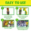 Toysery Party Streamer - Ultimate Spray String for Kids Christmas Party. Elevate Your Celebrations with Crazy String Fun! Comes with 12 Party Spray String in Can (3oz) & 3 Streamer Shooter Guns view 3