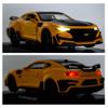 BDTCTK Camaro Bumblebee Car Model Toy 1/32 Zinc Alloy Casting Pull Back Car Sound and Light Toys for Kids Boy Girl Gift (Yellow) view 4