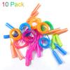 Aneco 10 Pack Kids Jump Rope Set Colorful Outdoor Jump Ropes 7.3 Feet Jumping Ropes Great Birthday Party Sports Activities Favors Gift view 4