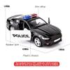 BDTCTK 1/36 Compatible for Ford Mustang GT Police Car Model Zinc Alloy Die-Cast Pull Back Vehicles Kid Toys for Boy Girl Gift (Black) view 2