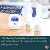 Ameda MYA Joy Double Electric Breast Pump & Accessories | Portable Breast Pump Hands Free | Lightweight Hospital Grade Breast Pump | Includes HygieniKit & Ameda Pump Parts | Hands Free Breast Pump view 4