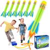Banvih Toys Rocket Launcher for Kids, Easter Basket Stuffers for Ages 3 4 5 6 7 8+ Years Old, Outdoor Toys Games, Toddler Boys Birthday Gifts, 6 Foam Air Rockets, Launch up to 120+ft view 1