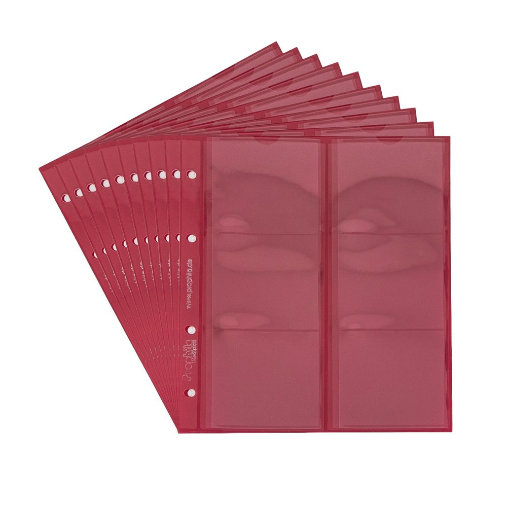 10 Prophila Coin Sheets, 6 Pockets up to 64 mm Diameter